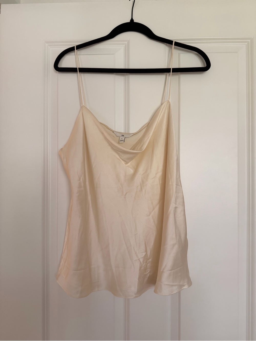 Banana Republic Cream Silk Cowl Neck Camisole